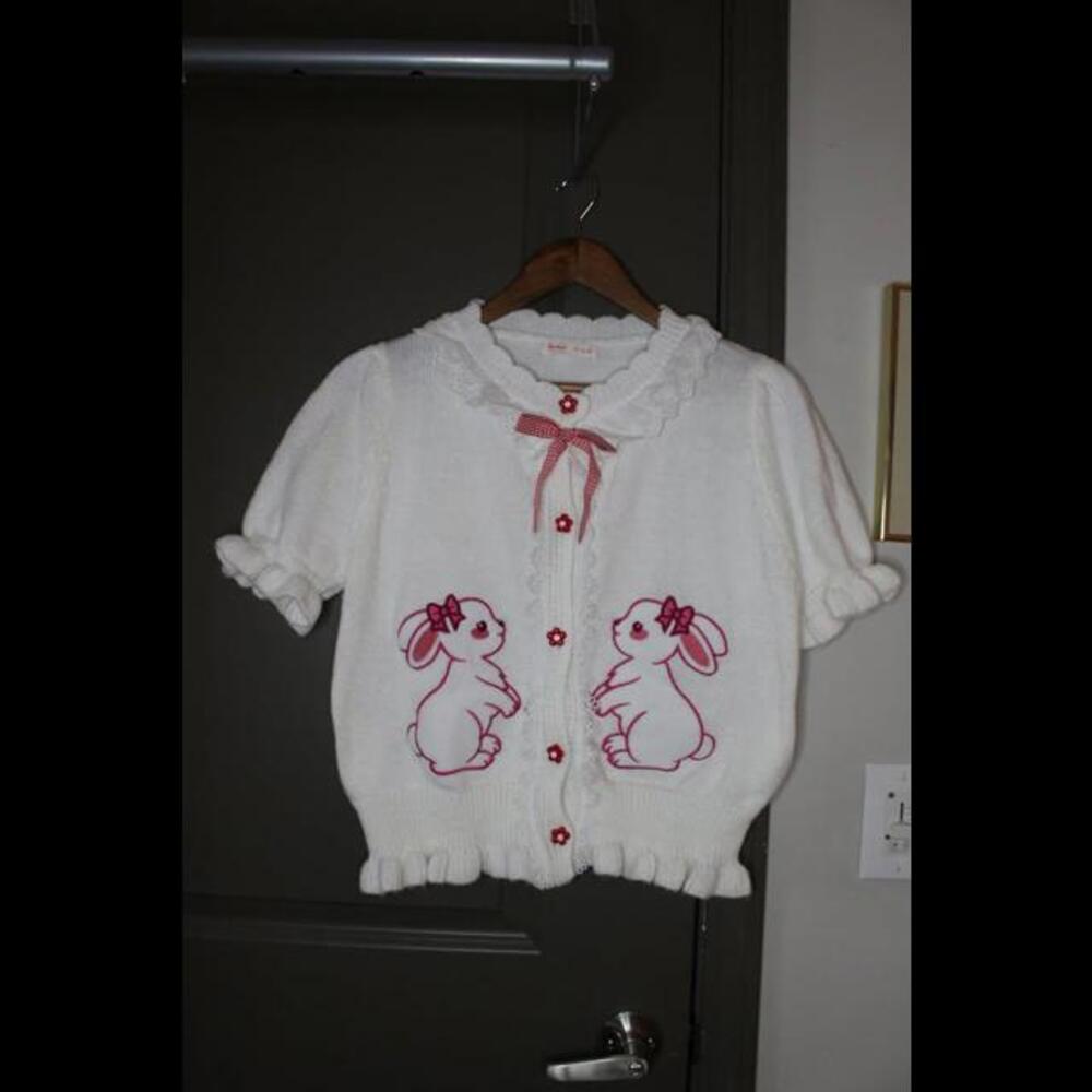 Romwe Bunny Cardigan – Sweet & Playful Style